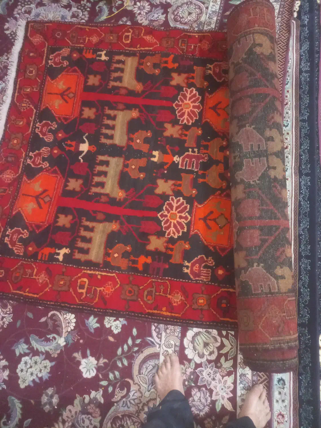 فرش قدیمی دستباف|فرش|قدس, شهر‌قدس|دیوار