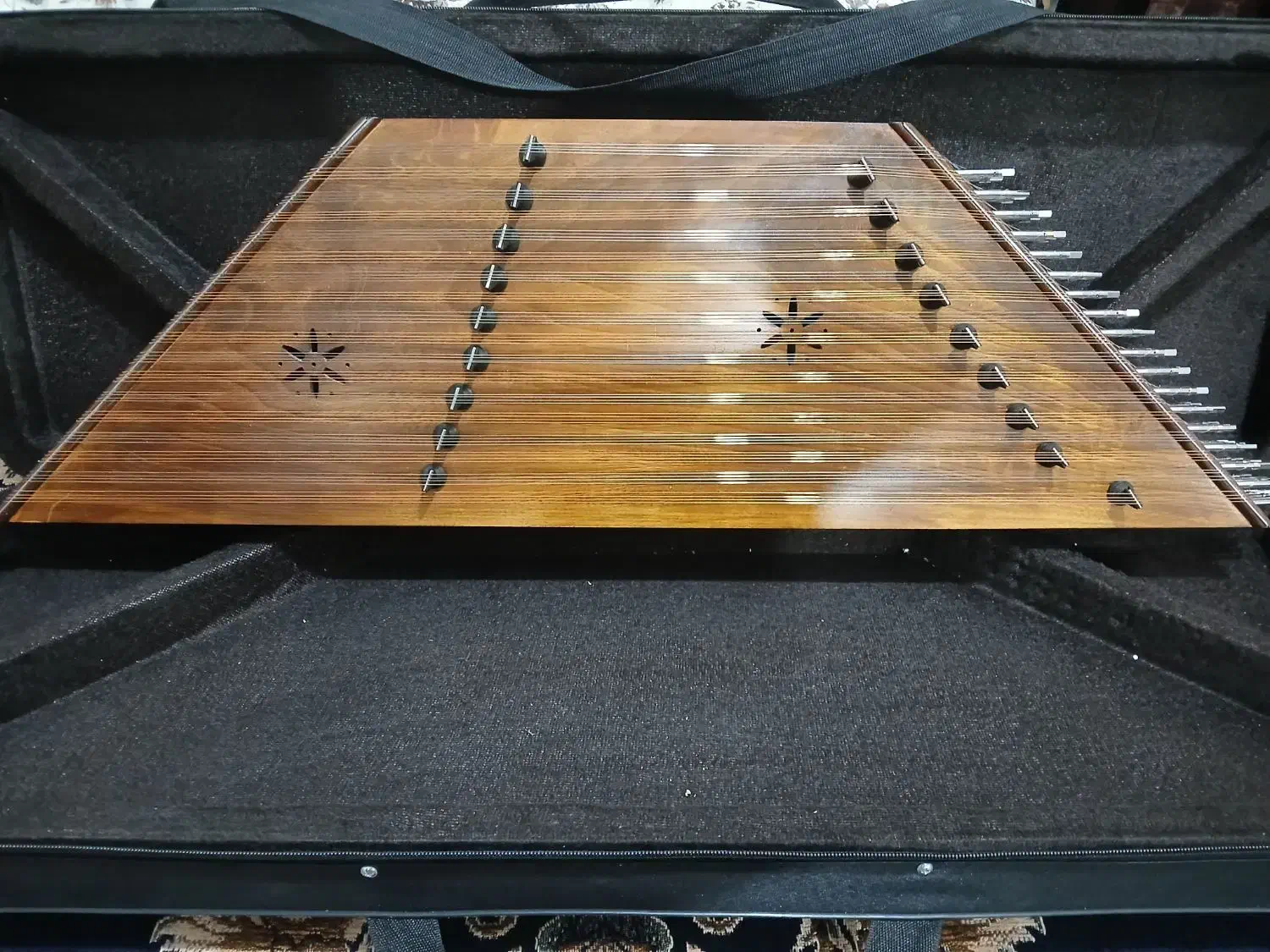 سنتور۳مهرحرفه ای  استادمرادی چوب گردو عالی آک|سازهای سنتی|تهران, فلسطین (میدان انقلاب)|دیوار