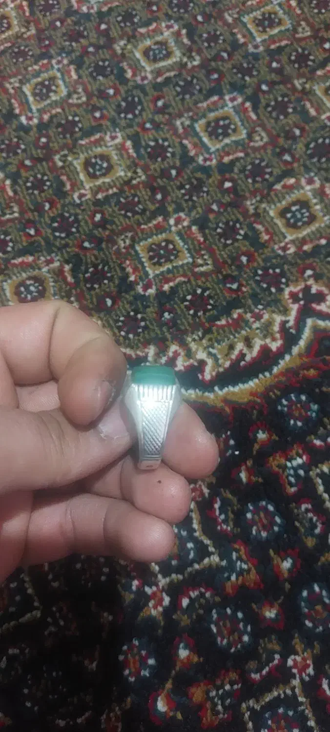 انگشتره نقره قدیمی ۹۰|جواهرات|کرمانشاه, |دیوار