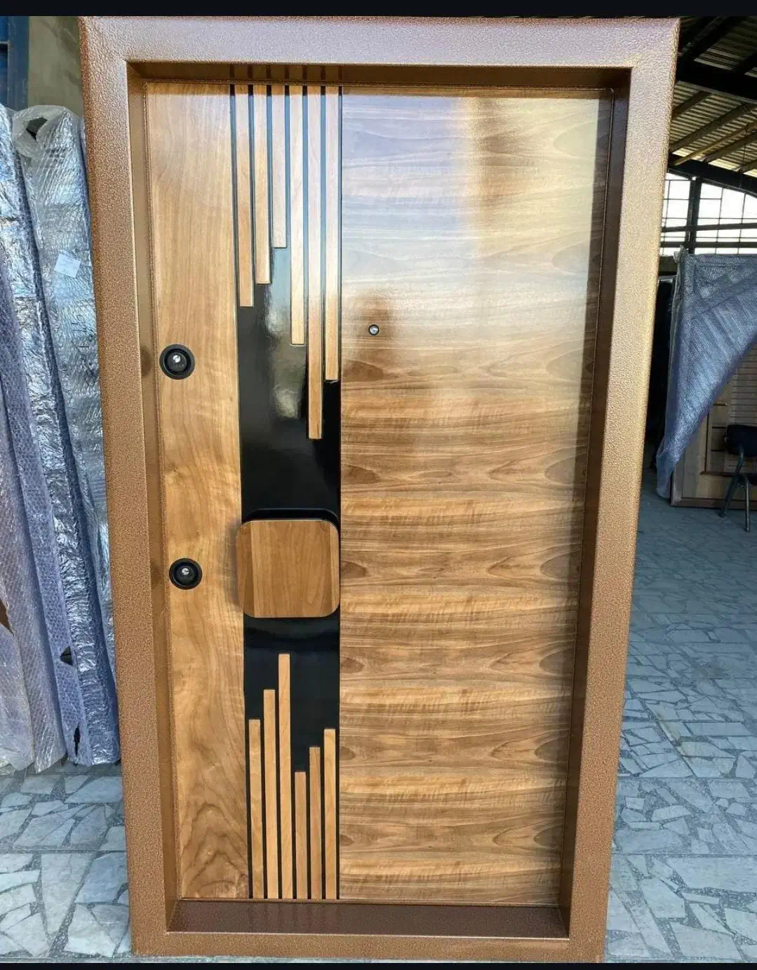 درب ضدسرقت فلز نمای سکوریت،کرتین وال کد K004|مصالح و تجهیزات ساختمان|رویان, |دیوار