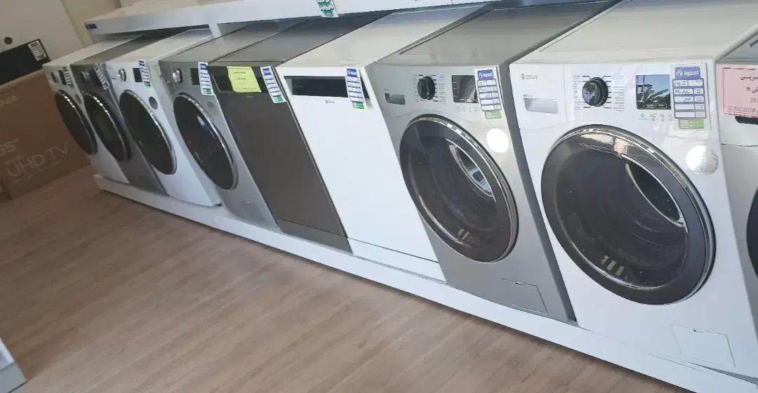 لباسشویی ۹ کیلویی اسنوا با تخفیف استثنایی|ماشین لباسشویی و خشک‌کن لباس|زرقان, |دیوار