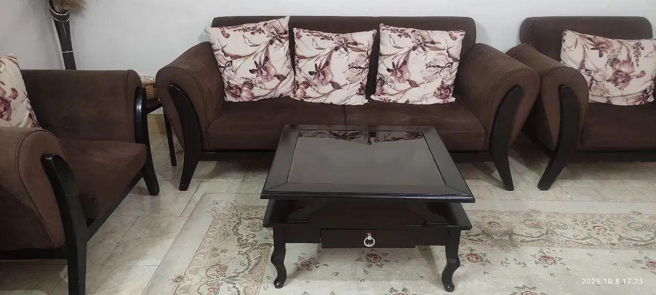 فروش ست مبلمان و میز غذاخوری،فرش ۱۲ متری و۴متری|مبلمان خانگی و میز عسلی|ابهر, |دیوار