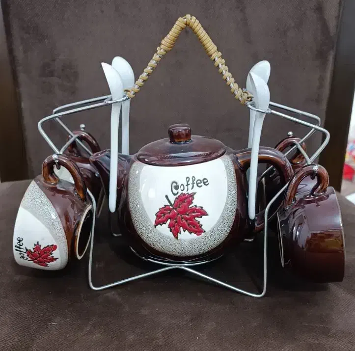 ست قوری و فنجان قهوه و چای|ظروف سرو و پذیرایی|شیراز, مسلم|دیوار