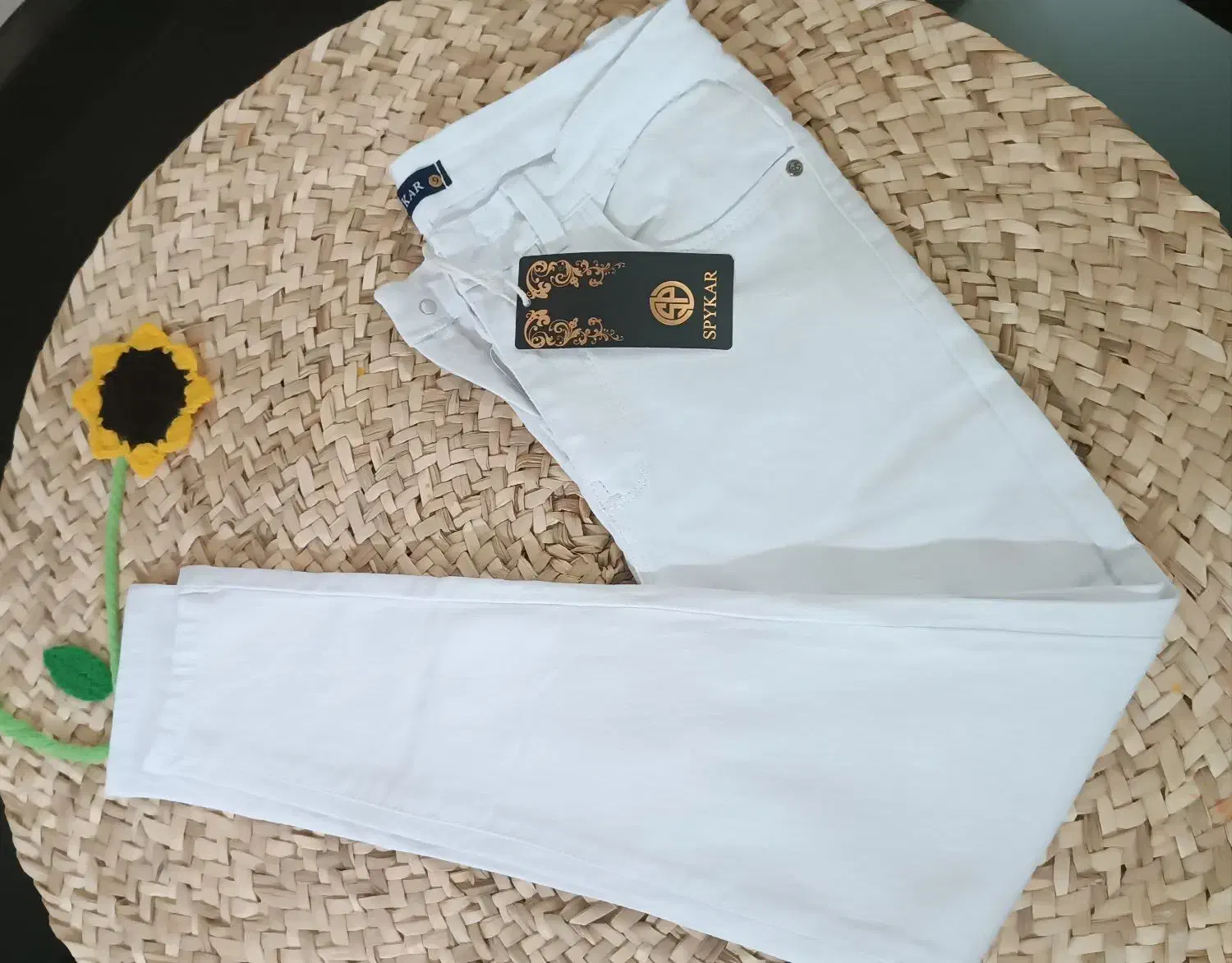 شلوارلی سفید لوله قد90|لباس|خمین, |دیوار