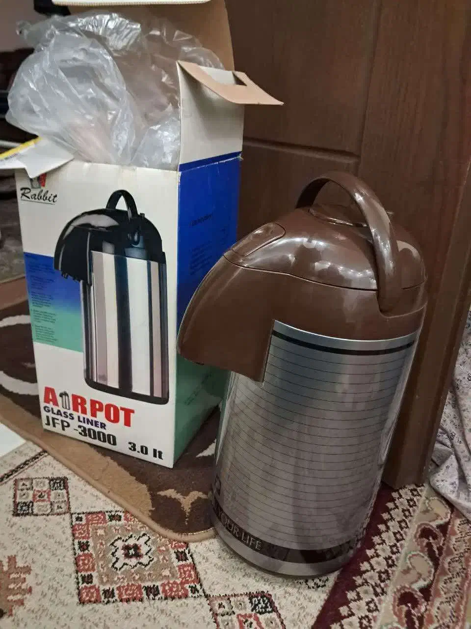 فلاسک 3 لیتر مدل AIRPOT استیل|قوری، کتری، قهوهساز دستی|قم, شهرک قدس|دیوار