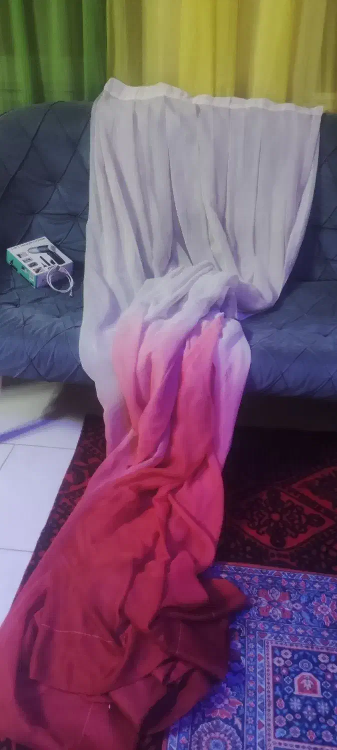 پرده های توری رنگی|پرده، رانر، رومیزی|مشهد, آزادشهر|دیوار