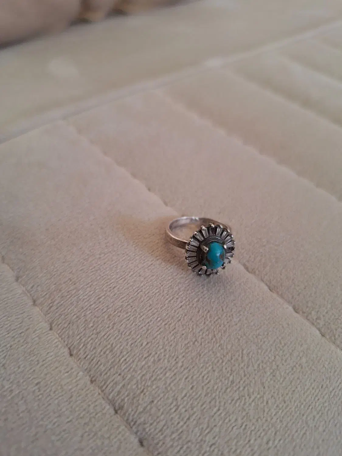 انگشتر عقیق زمرد و‌ فیروزه|جواهرات|ملارد, |دیوار