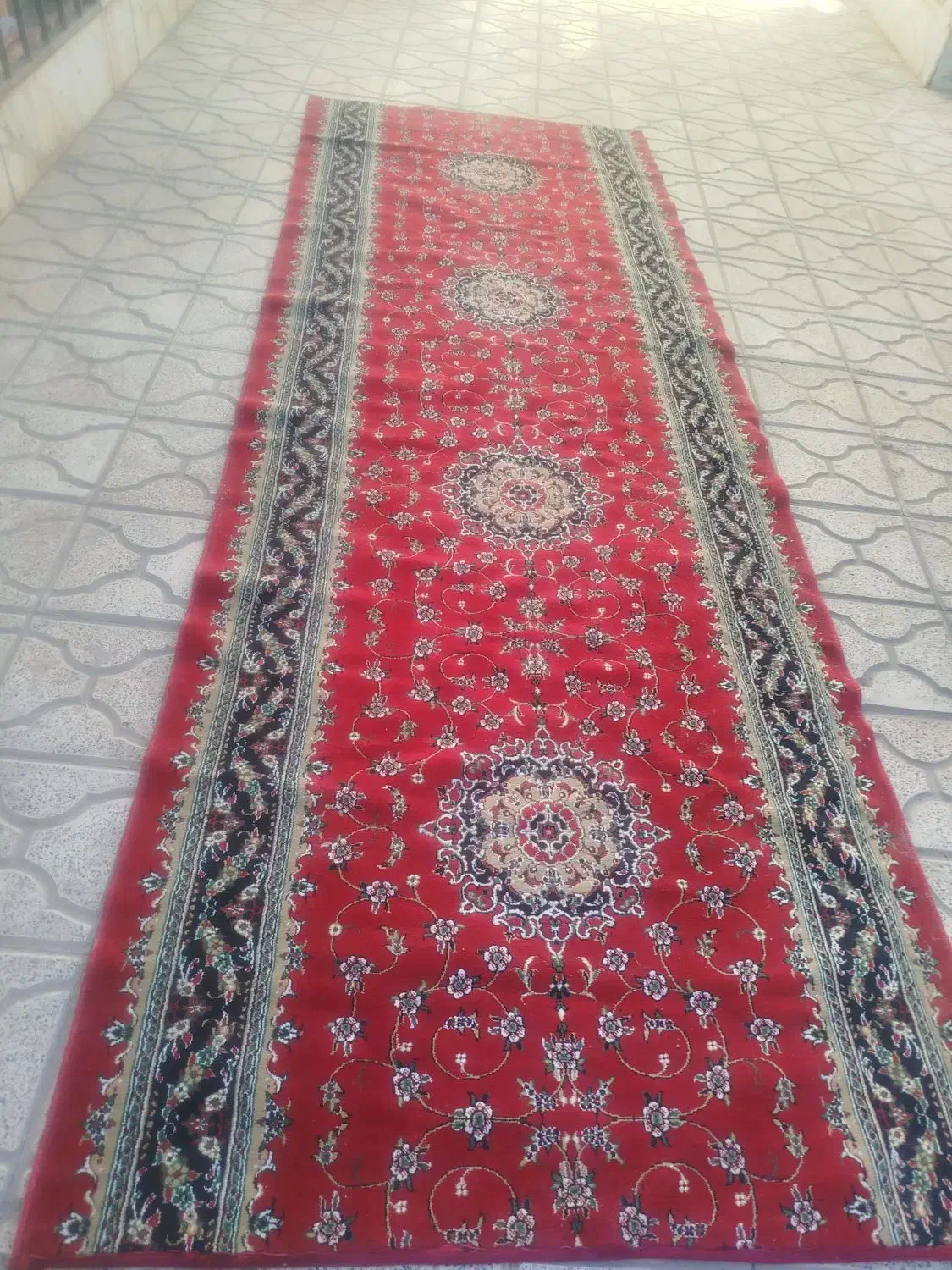 کناره قالی|فرش|کرمان, |دیوار