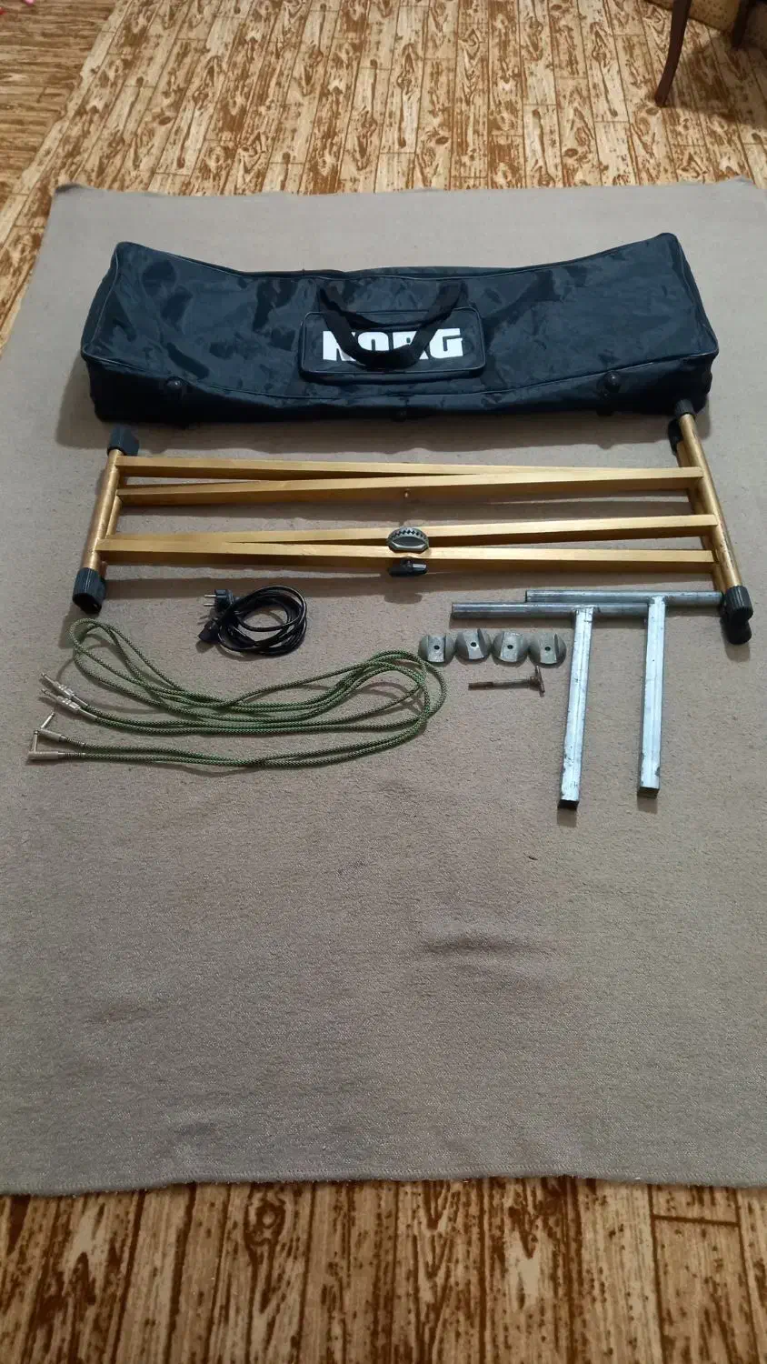 پایه ضربدری دوطبقه،فیش،کیف،پاور|پیانو، کیبورد، آکاردئون|مراغه, |دیوار