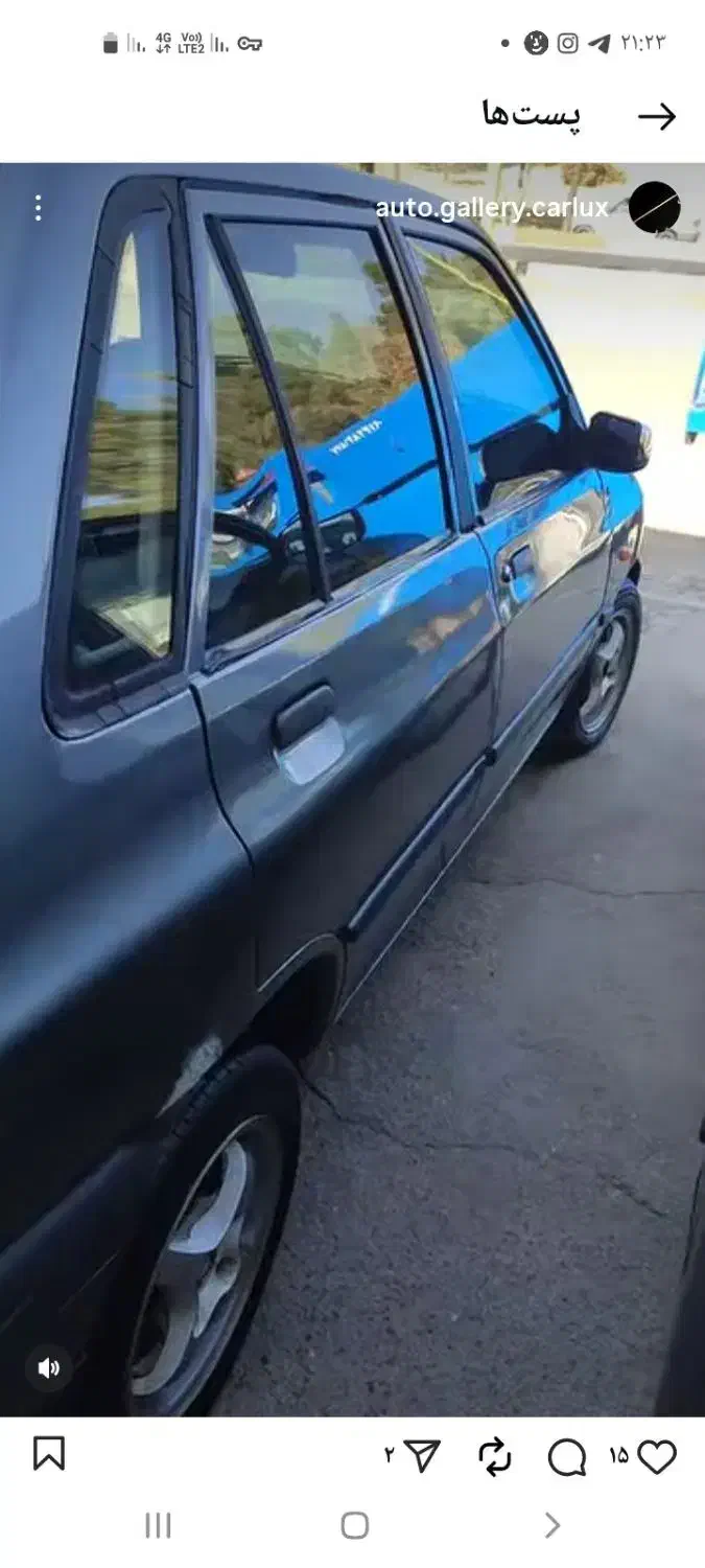 پراید مدل۸۸ دوگانه دستی|خودرو سواری و وانت|شاهین دژ, |دیوار