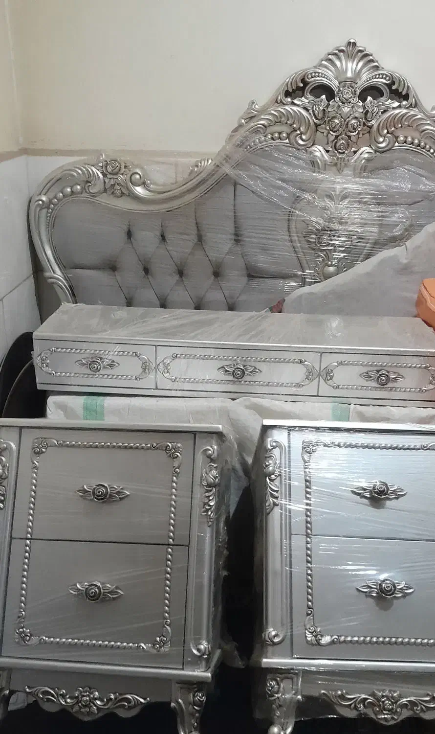 تخت دو نفره جدید|تخت و سرویس خواب|بهارستان, |دیوار