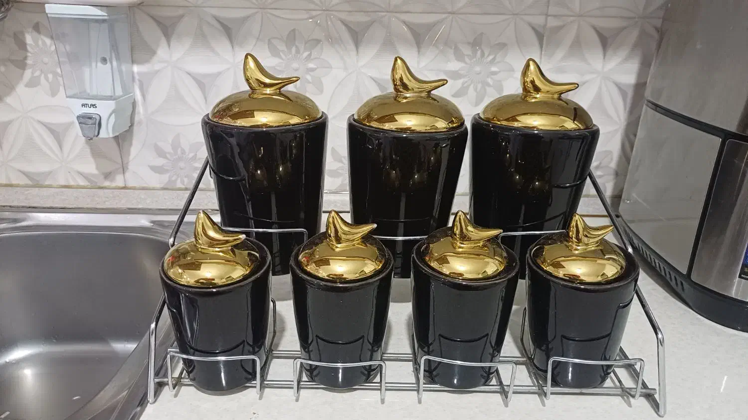 پا سماوری نو از چین چیلا|ظروف سرو و پذیرایی|اراک, |دیوار