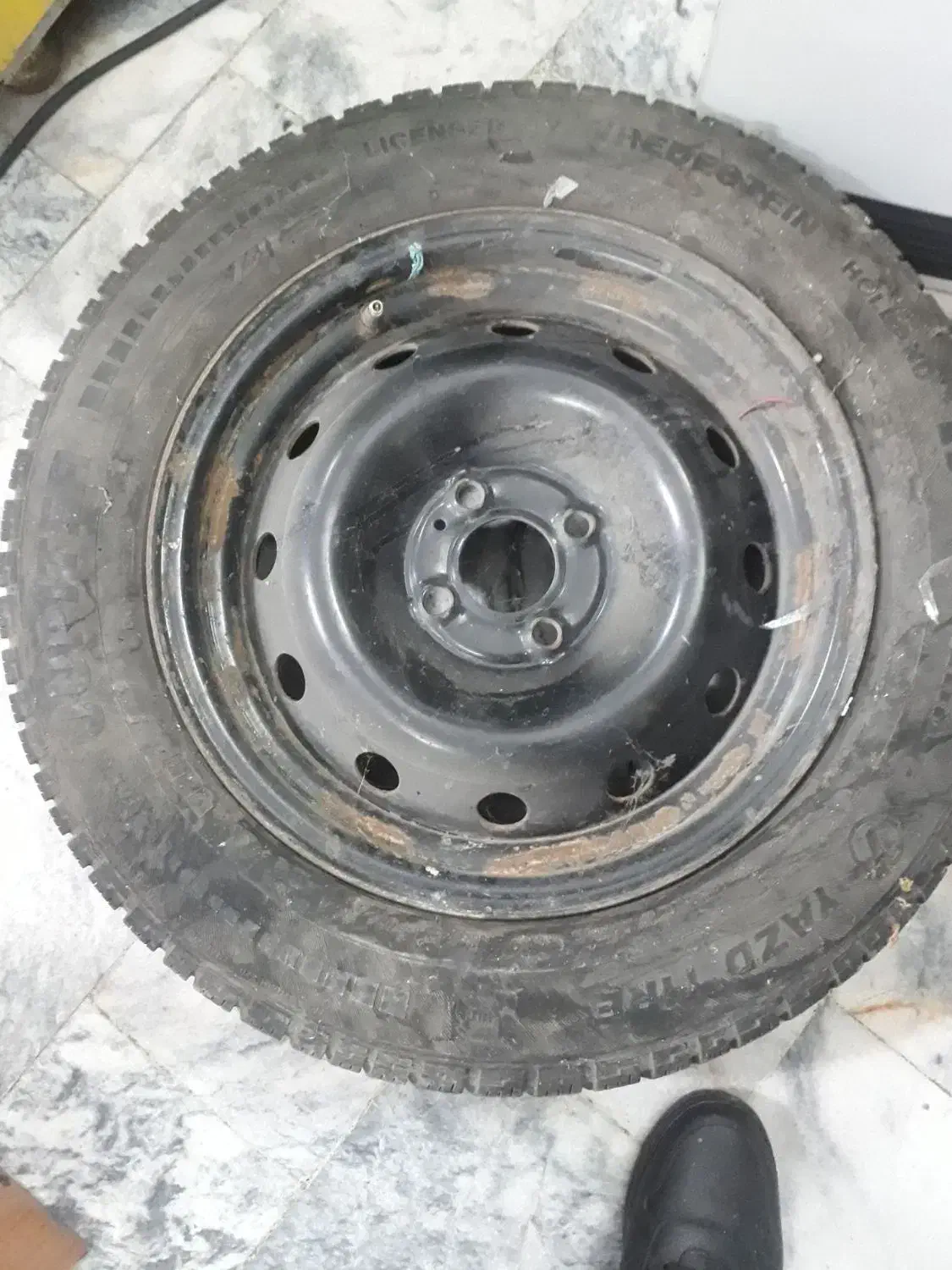 لاستیک با رینگ ۶۰درصدی|قطعات یدکی و لوازم جانبی|مشهد, فاطمیه|دیوار