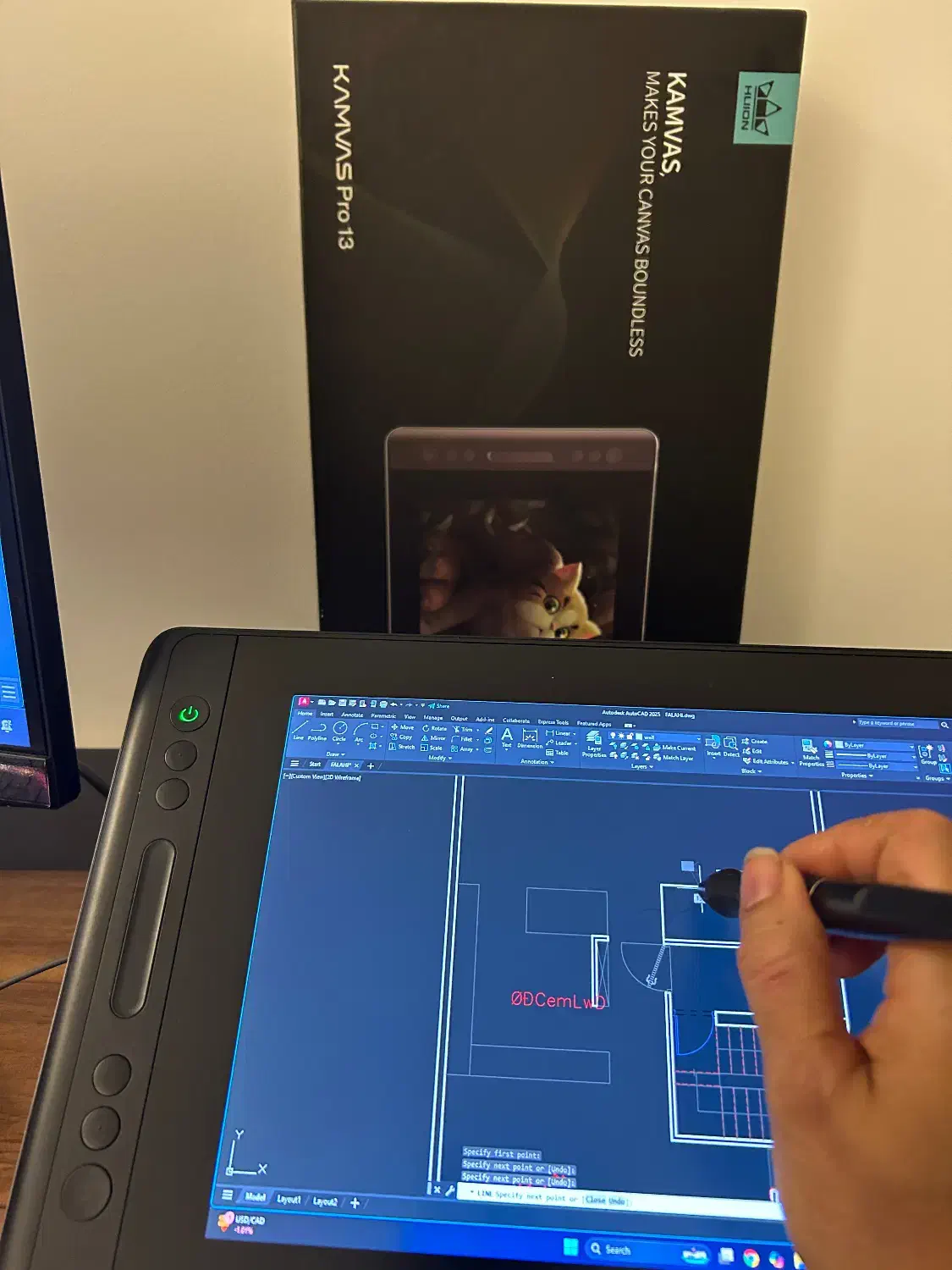 قلم نوری Huion kamvas pro13|لوازم جانبی موبایل و تبلت|مشهد, هفت تیر (حافظ)|دیوار