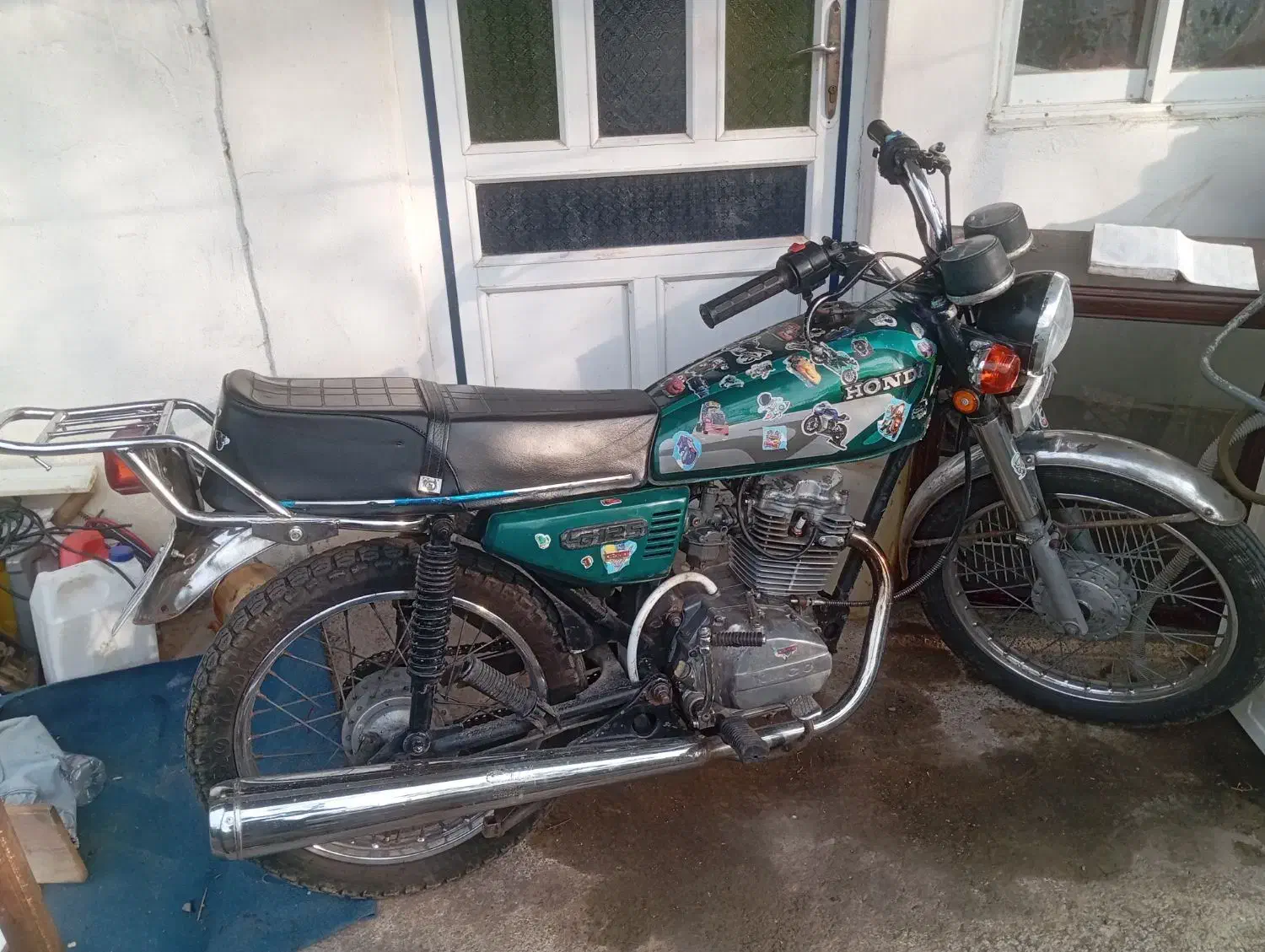 هوندا مدل ۸۳ کاربراتو شیش ماه پیش تعویض پلاک شده|موتورسیکلت|رضوانشهر, |دیوار