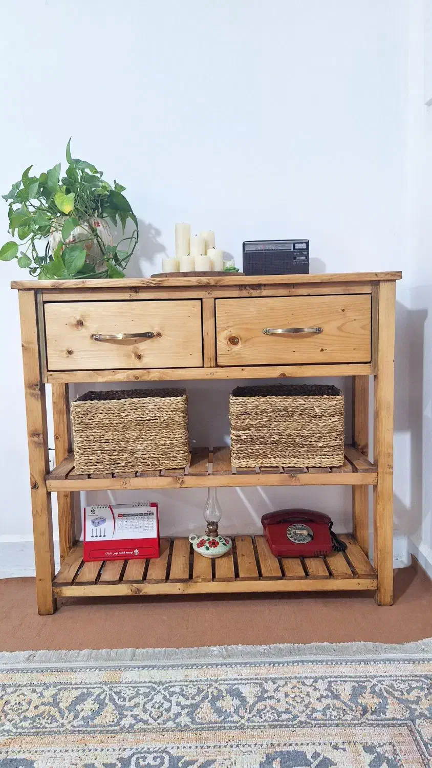 کنسول تمام چوب|بوفه، ویترین، کنسول|بندر ماهشهر, |دیوار