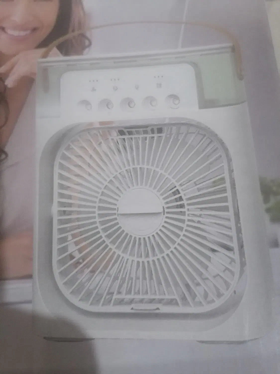 پنکه مه پاش چراغ خواب کاملا نو|پنکه و تصفیهکنندهٔ هوا|رشت, رودبارتان|دیوار