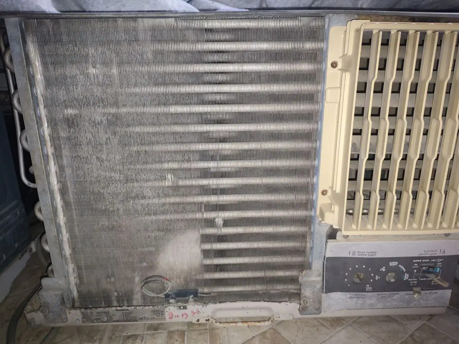 کولرگازی مستعمل در حدنو+آبسردکن تک مارک هندی|کولر گازی و فنکوئل|سیریک, |دیوار