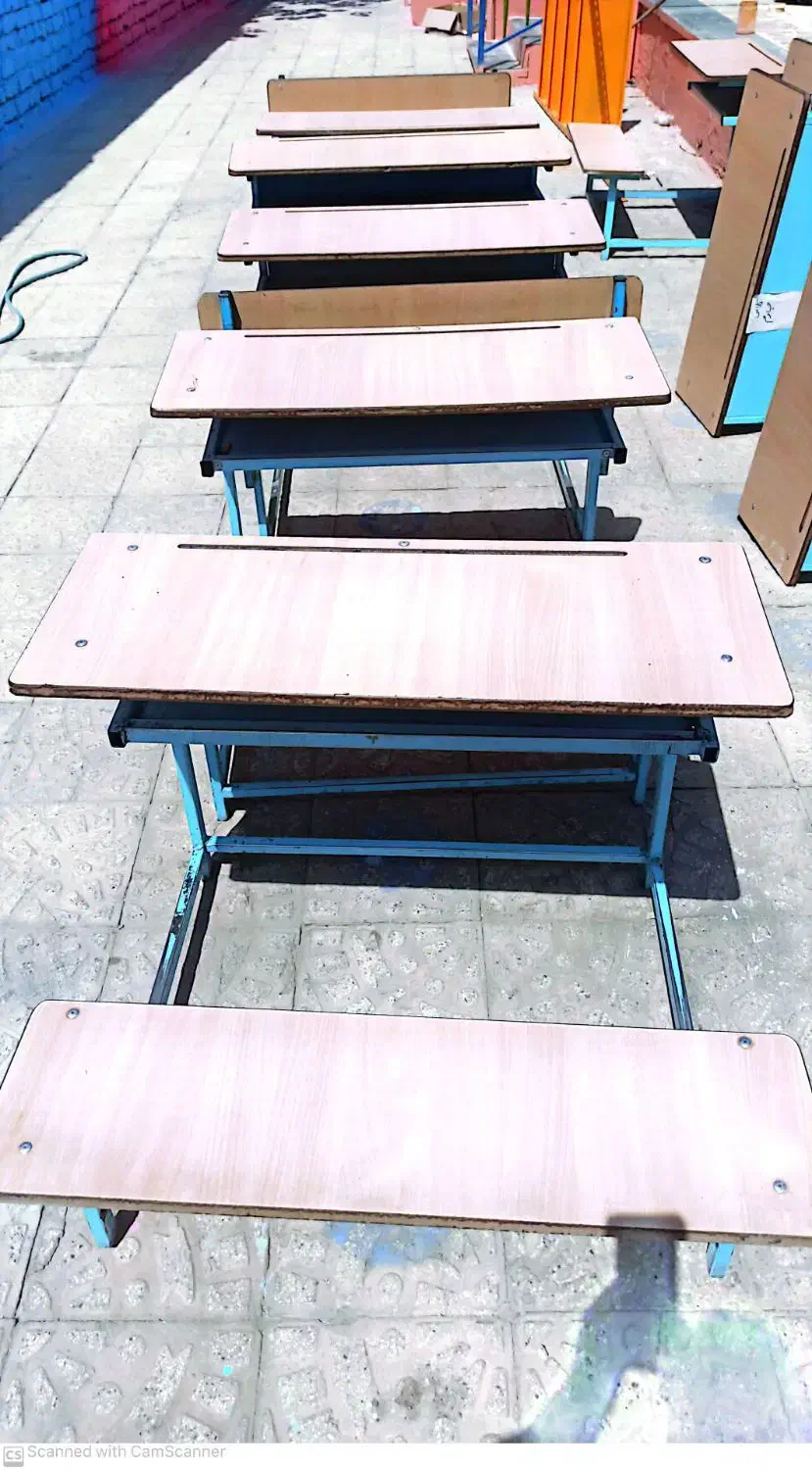 نیمکت دانش آموزی|صندلی و نیمکت|فلاورجان, |دیوار