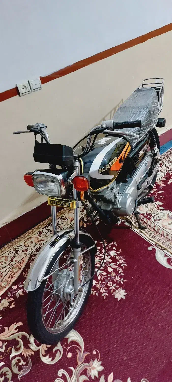کویر 125 مدل 87 ، در حد صفر ، خشک ، فابریک|موتورسیکلت|بهبهان, |دیوار