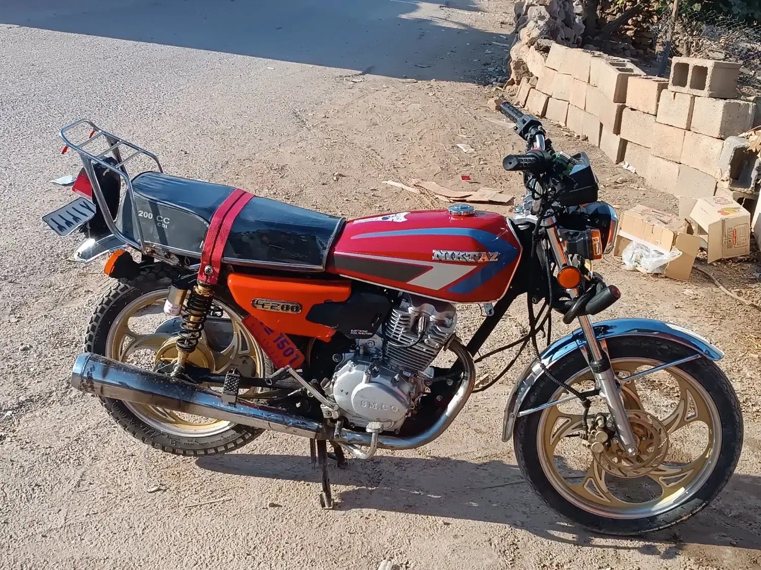 موتور 200نیکتاز کاربراتور|موتورسیکلت|اندیکا, |دیوار