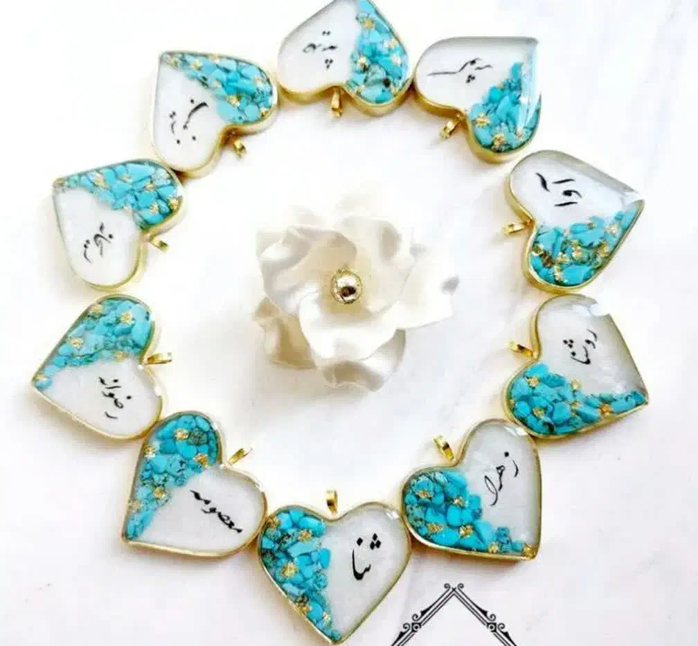 گردنبند اسم رزینی|بدلیجات|یزد, |دیوار