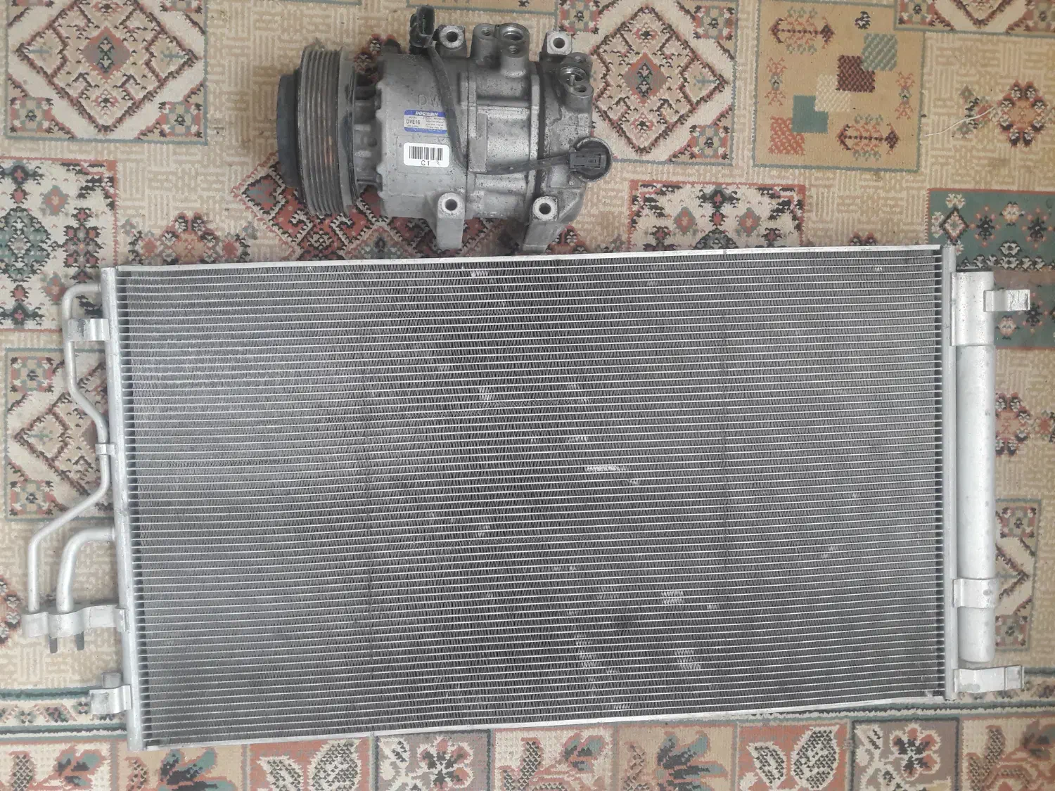 کندانسور وکمپرسورکولرفابریک واصلی اسپورتیج مدل۲۰۱۵|قطعات یدکی و لوازم جانبی|شریف‌آباد, |دیوار