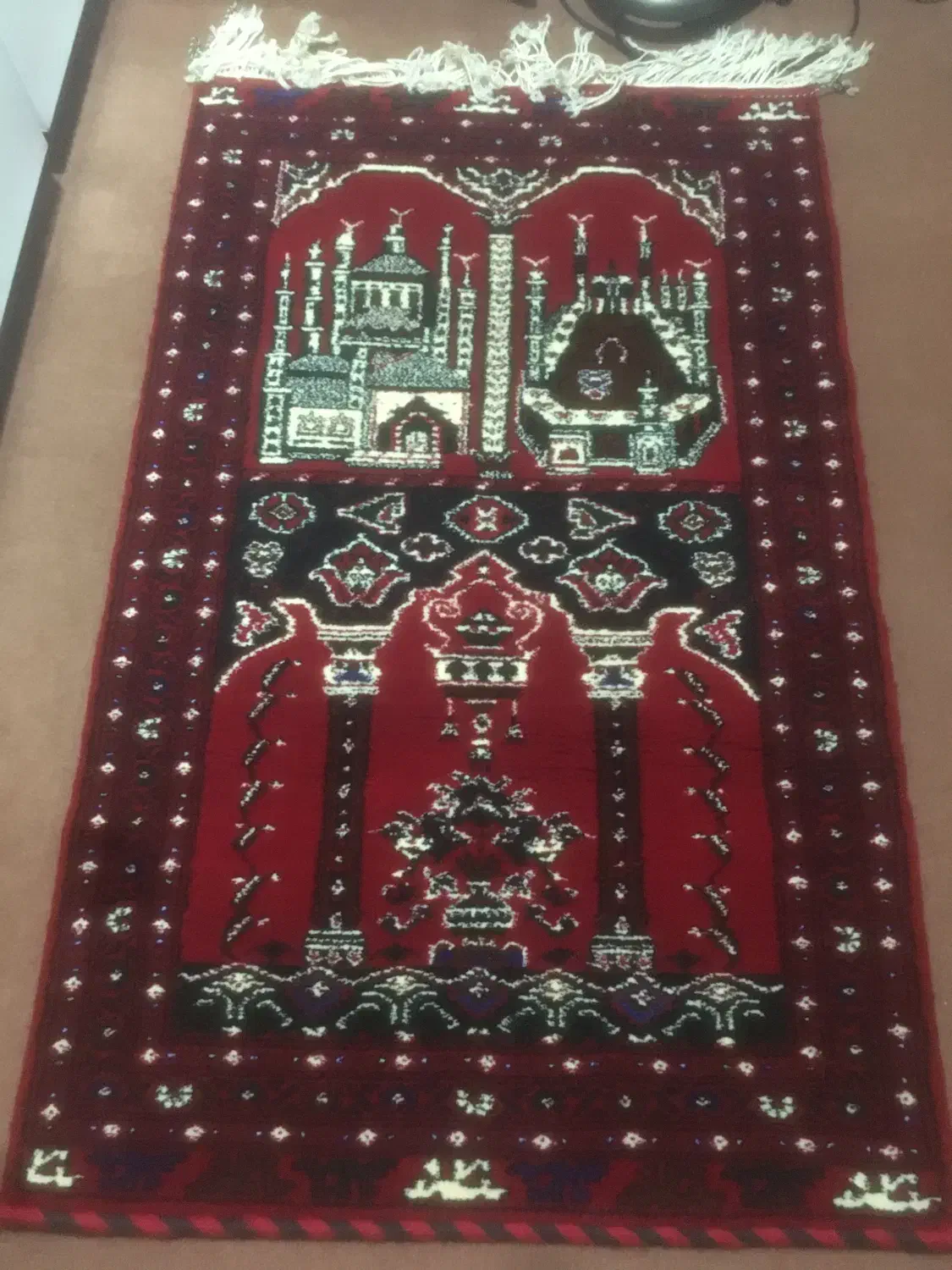 نماز لق|فرش|آق قلا, |دیوار