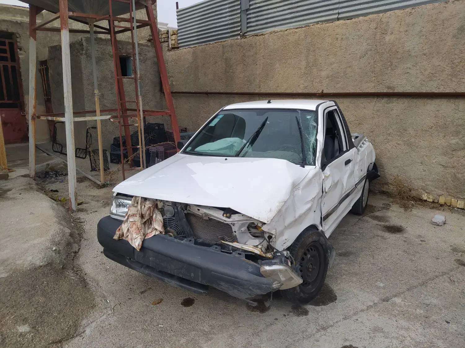 وانت پراید پرایدبار مدل 1403 تصادفی|خودرو سواری و وانت|کوار, |دیوار