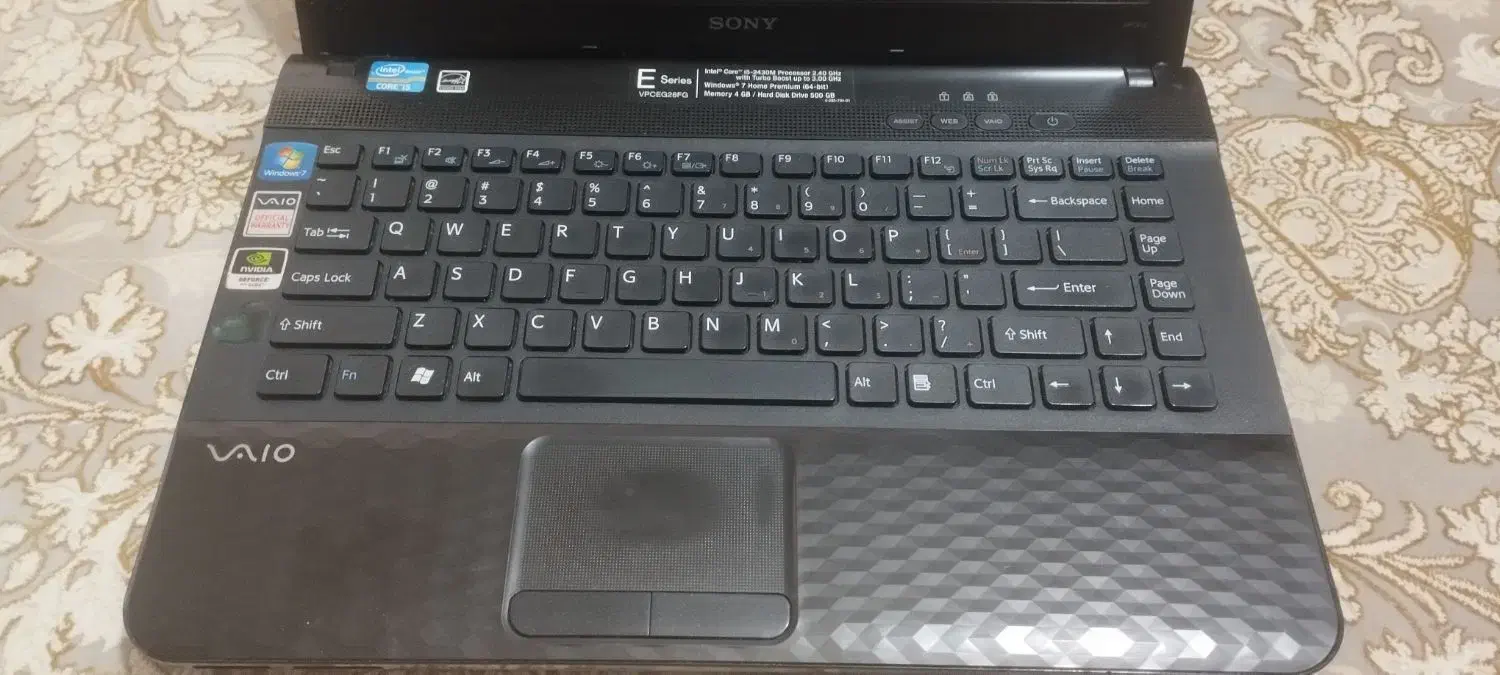 لپتاپ سونی وایو Vaio|رایانه همراه|شاهینشهر, شهرک ردانی پور|دیوار