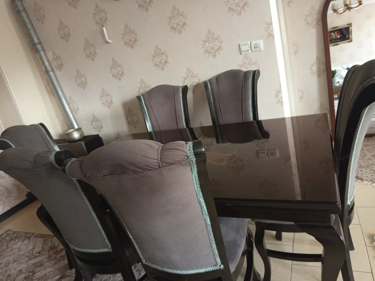 میز غذاخوری|میز و صندلی غذاخوری|اندیشه, شهرک کوثر|دیوار