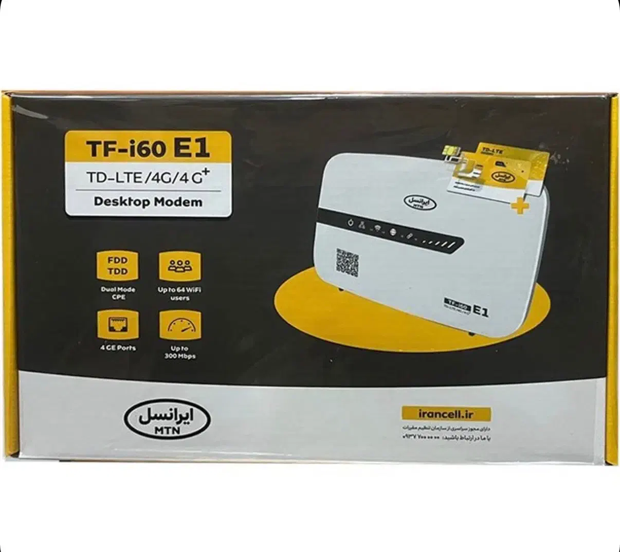 مودم رومیزی TDLTE ایرانسل i60 e1|مودم و تجهیزات شبکه|سنندج, |دیوار