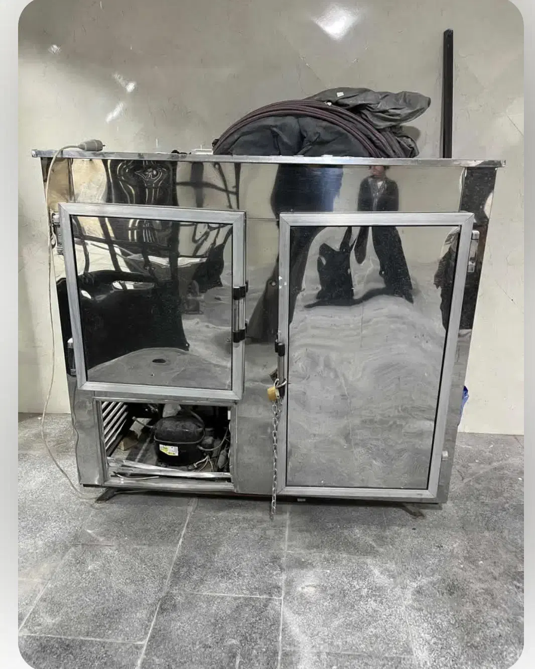 یخچال ویترینی شیشه خم|فروشگاه و مغازه|ملایر, |دیوار