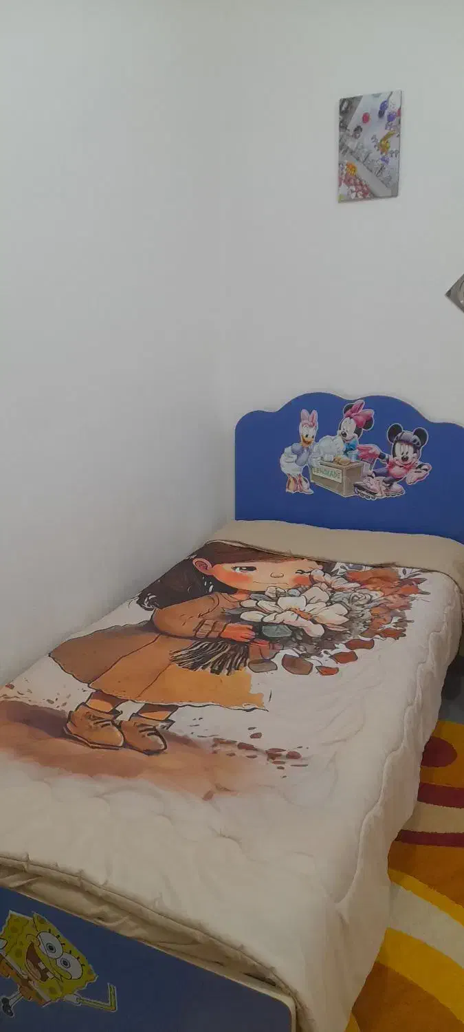 تخت وکمد کودکانه|تخت و سرویس خواب|ملکان, |دیوار