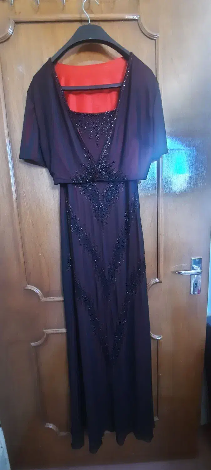 پیراهن مجلسی با آستر و رویه تور|لباس|بروجن, |دیوار