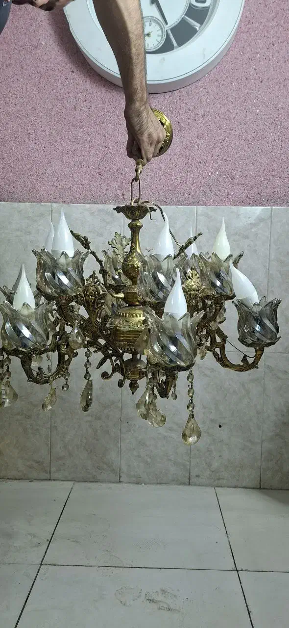 لوستر برنز|لوستر و چراغ آویز|فردیس, شهرک شهید حسینی|دیوار