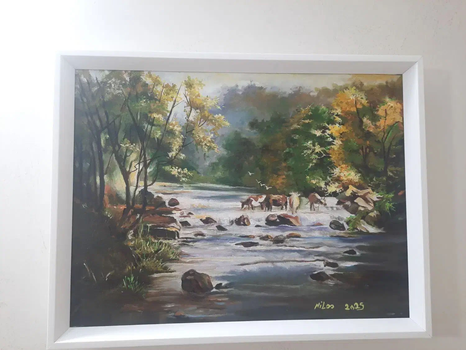 تابلو رنگ روغن|تابلو، نقاشی، عکس|ری, فیروزآبادی|دیوار