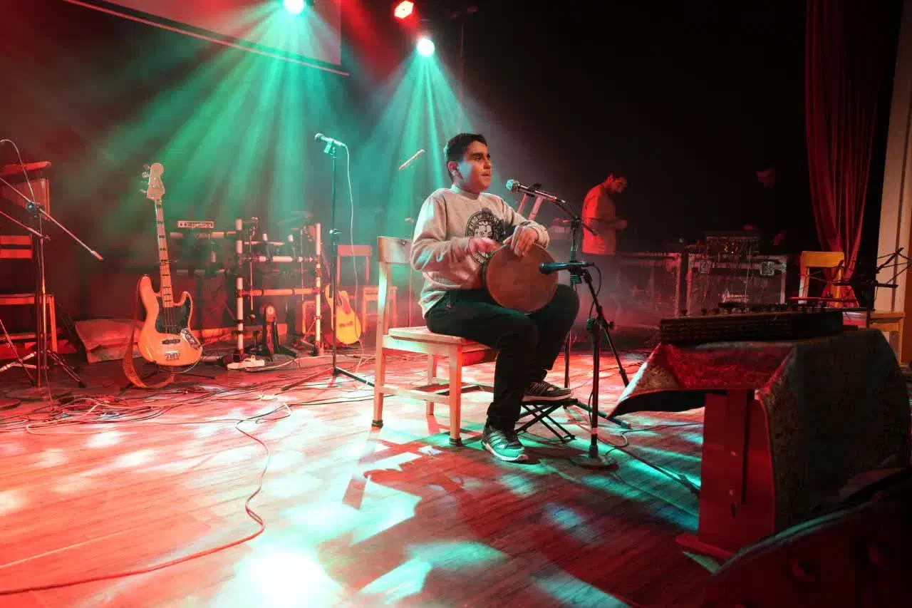 اجرای تنبک|سازهای سنتی|محمدیه-قزوین, |دیوار