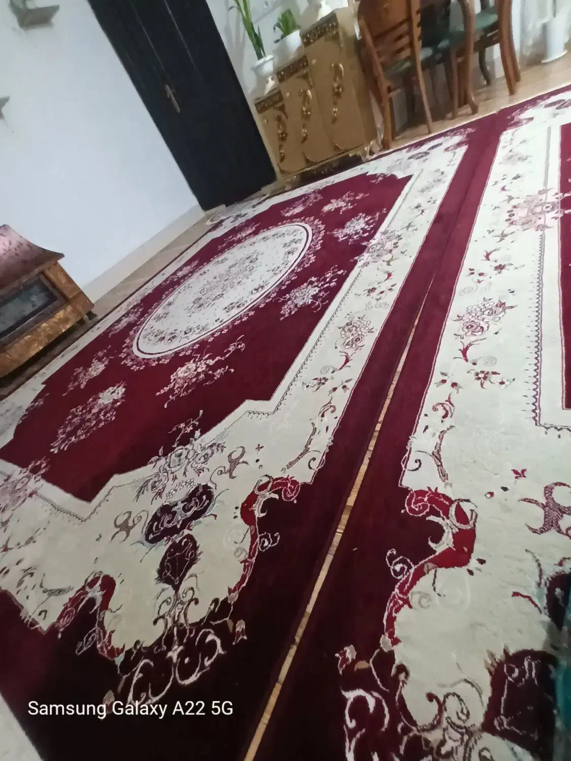 با سلام دو عدد فرش ۹متره در عد نو تمیر|فرش|گرگان, |دیوار