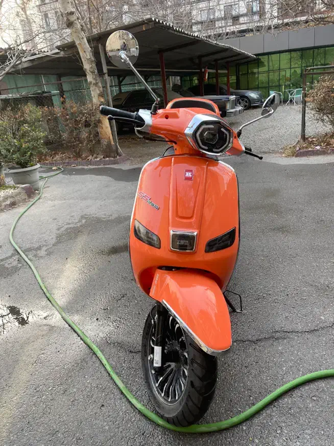 اسکوتر وسپا کویر s5/رنگ گل بهی|موتورسیکلت|تهران, قیطریه|دیوار