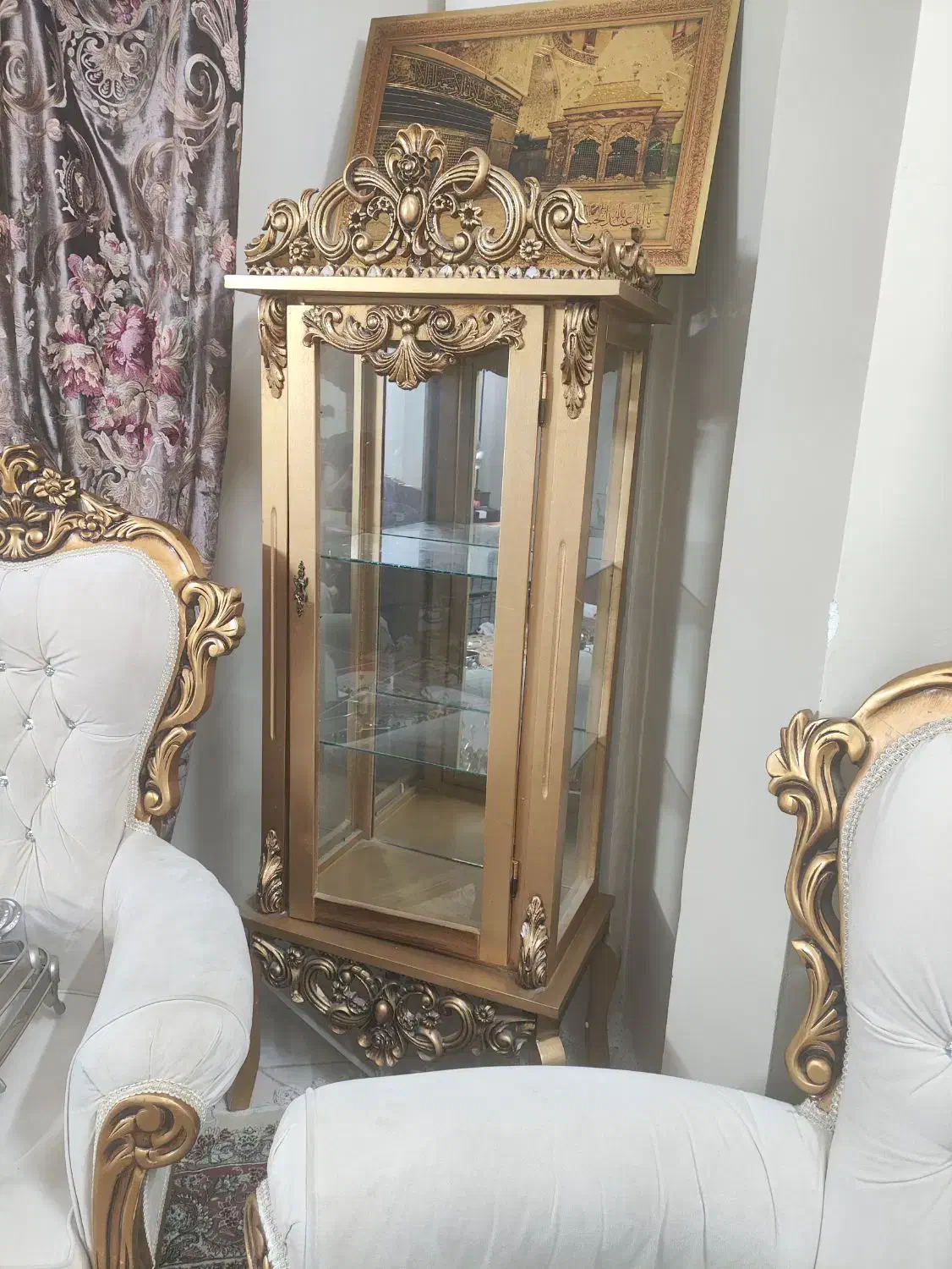 گنجه|بوفه، ویترین، کنسول|مشهد, نرگس (شهرک غرب)|دیوار