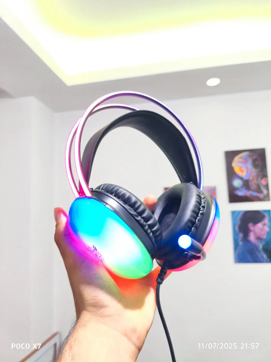 هدست گیمینگ x25 مدل onikuma|قطعات و لوازم جانبی رایانه|قم, نوقطار|دیوار