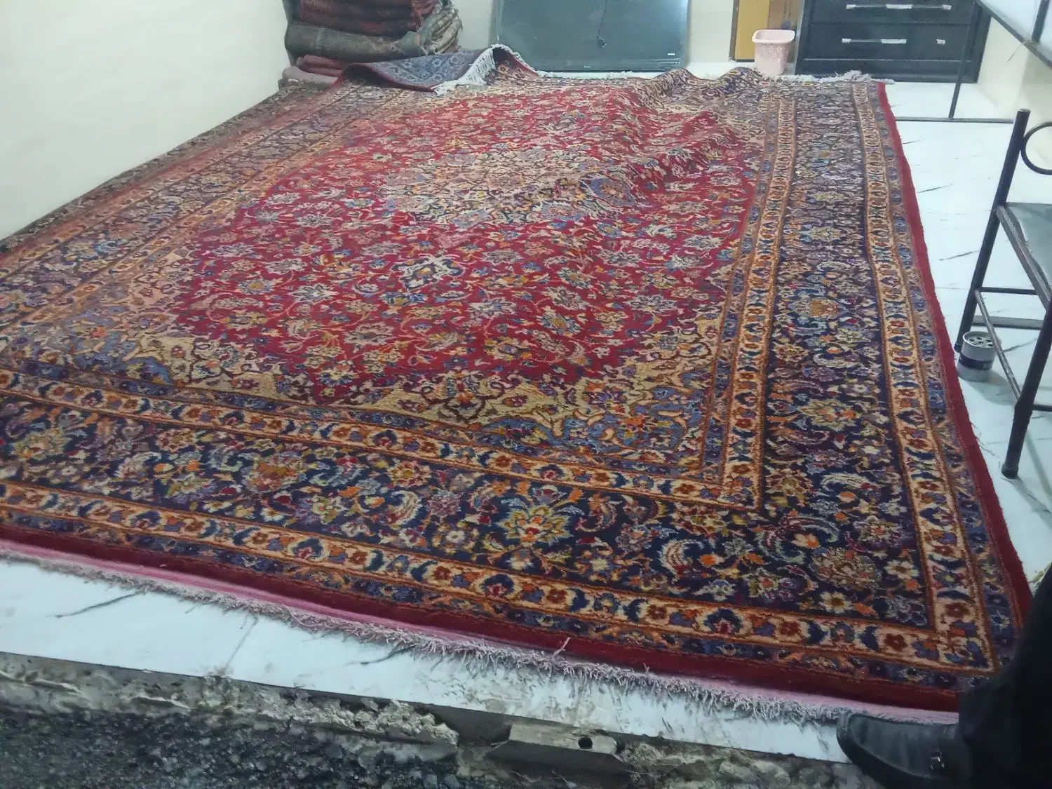 فرش خونگی ۴ تخته ۷۵ میلیون میفروشم|فرش|لردگان, |دیوار