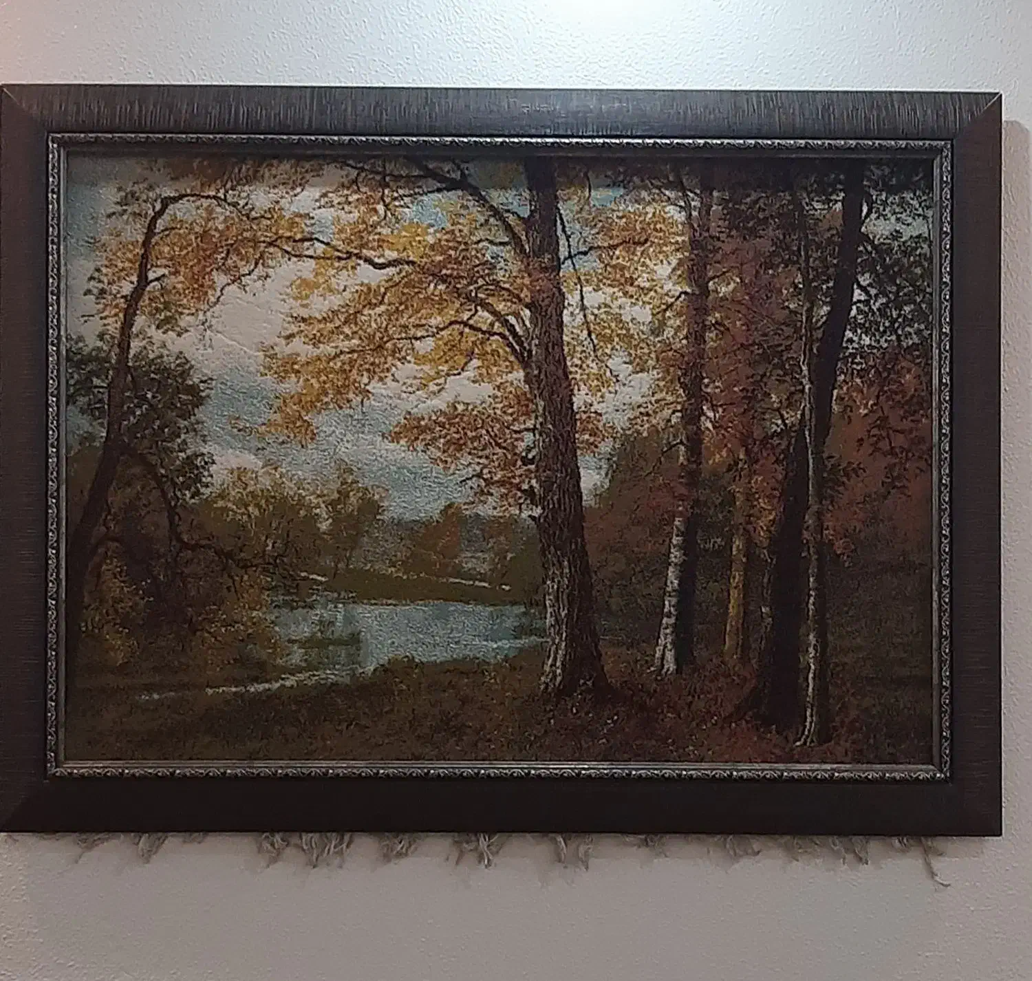 تابلو فرش و ساعت|تابلو فرش|شاهین‌شهر, فردوسی|دیوار