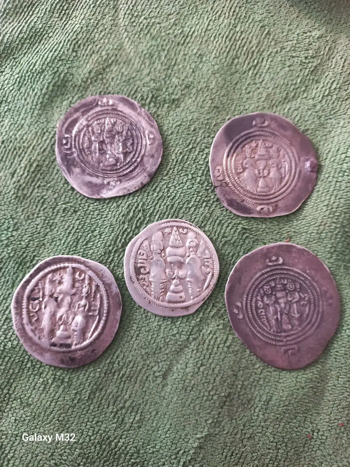 سکه های نقره ساسانیان اصلی|کلکسیون سکه، تمبر، اسکناس|قرچک, مهدیه|دیوار