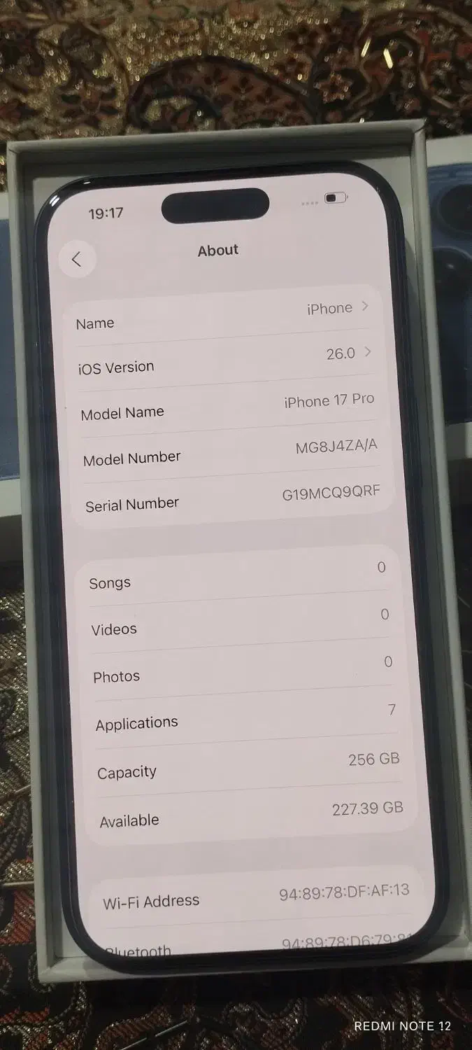 آیفون 17 Pro  در حد|موبایل|اقلید, |دیوار