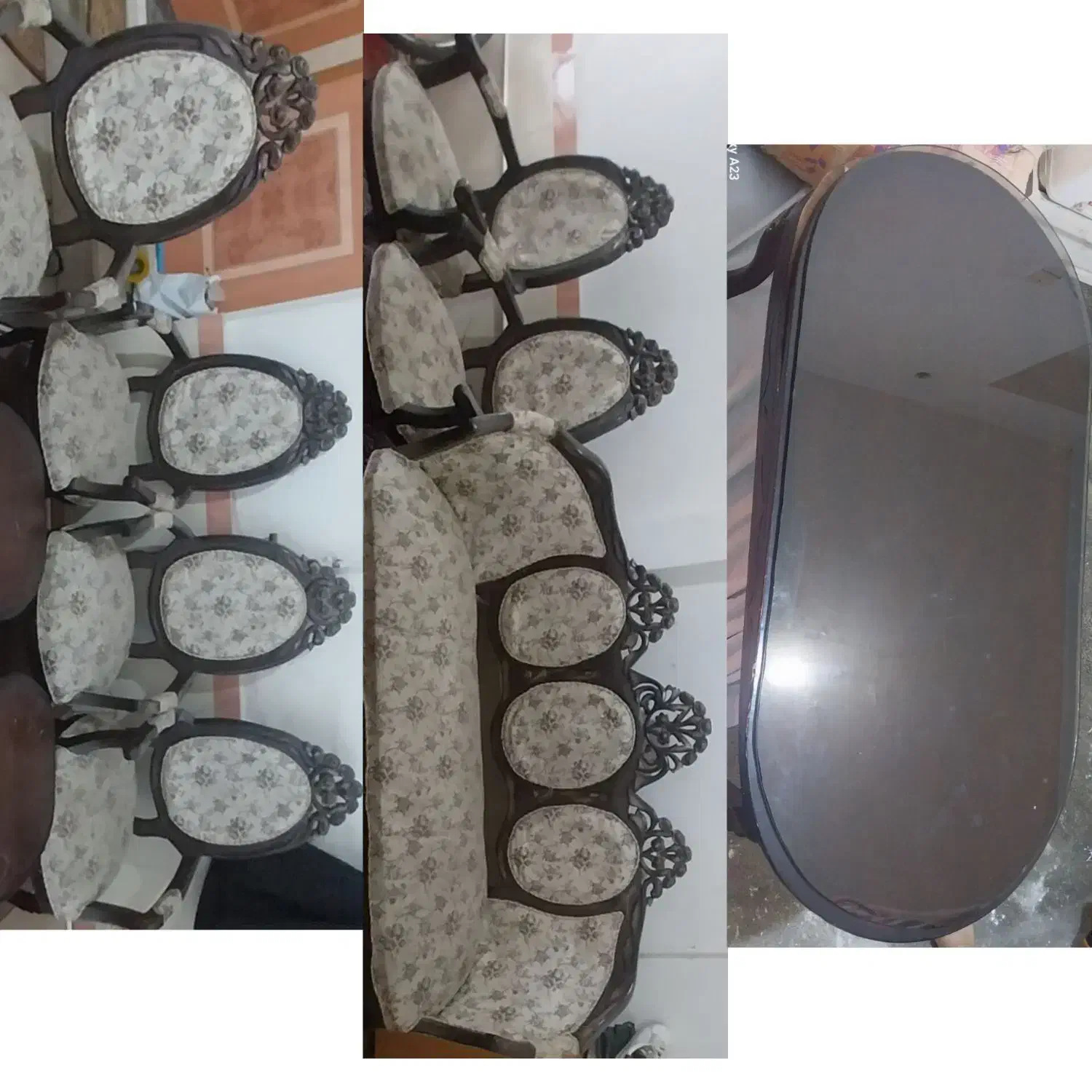 مبل فرحی ۹ نفره|مبلمان خانگی و میز عسلی|مرند, |دیوار