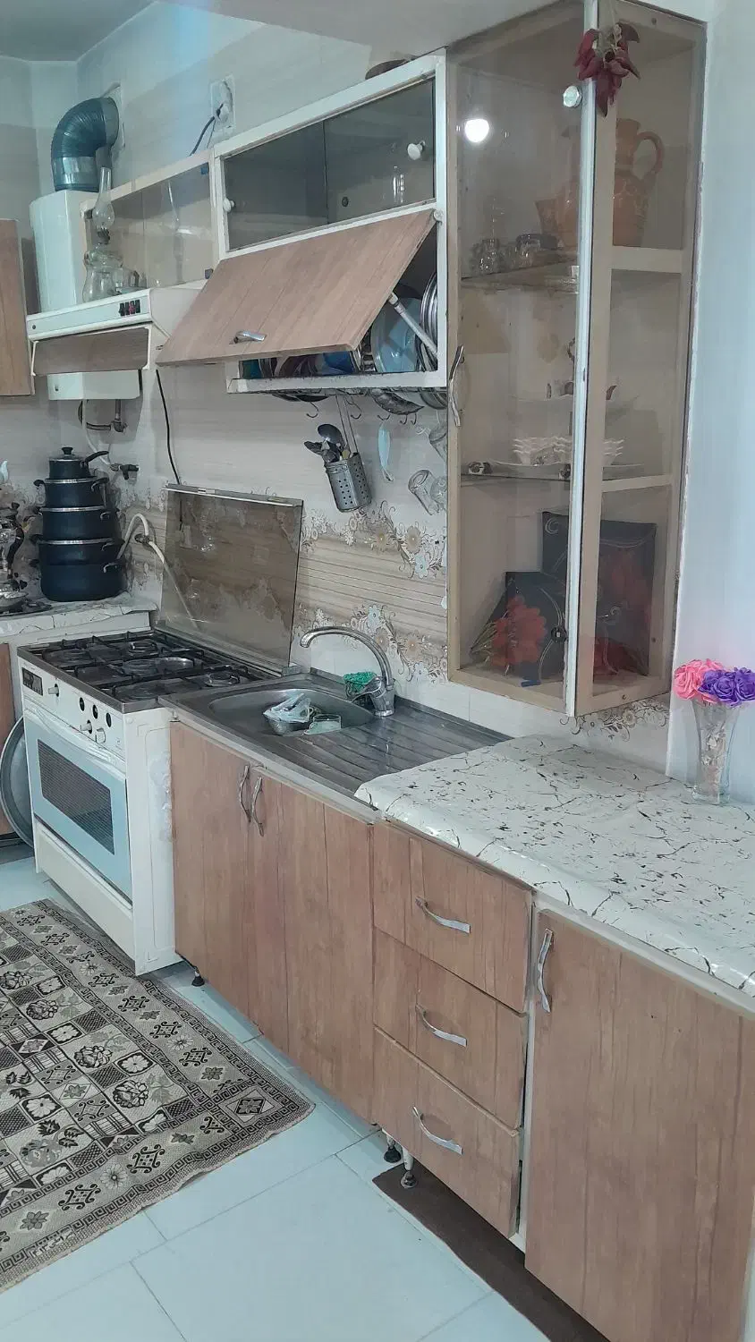 کابینت|آب‌چکان و نظم‌دهنده ظروف|سبزوار, قصبه شرقی|دیوار