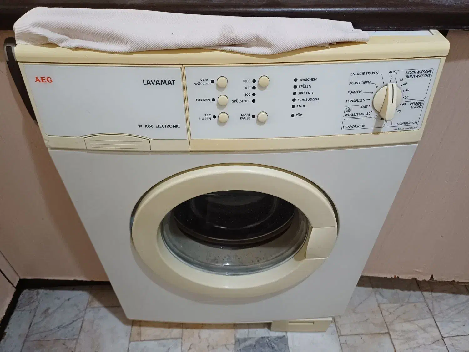 ماشین لباسشویی آیگه آلمانی ۷ کیلویی|ماشین لباسشویی و خشک‌کن لباس|تهران, میدان ولیعصر|دیوار