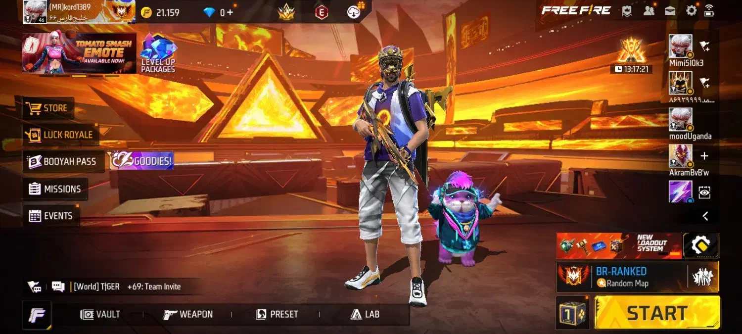 اکانت فری فایر لول 47|کنسول، بازی ویدئویی و آنلاین|رشت, جماران|دیوار